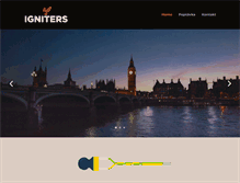 Tablet Screenshot of igniters.eu